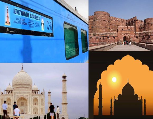 Same Day Agra Tour by Gatiman Train
